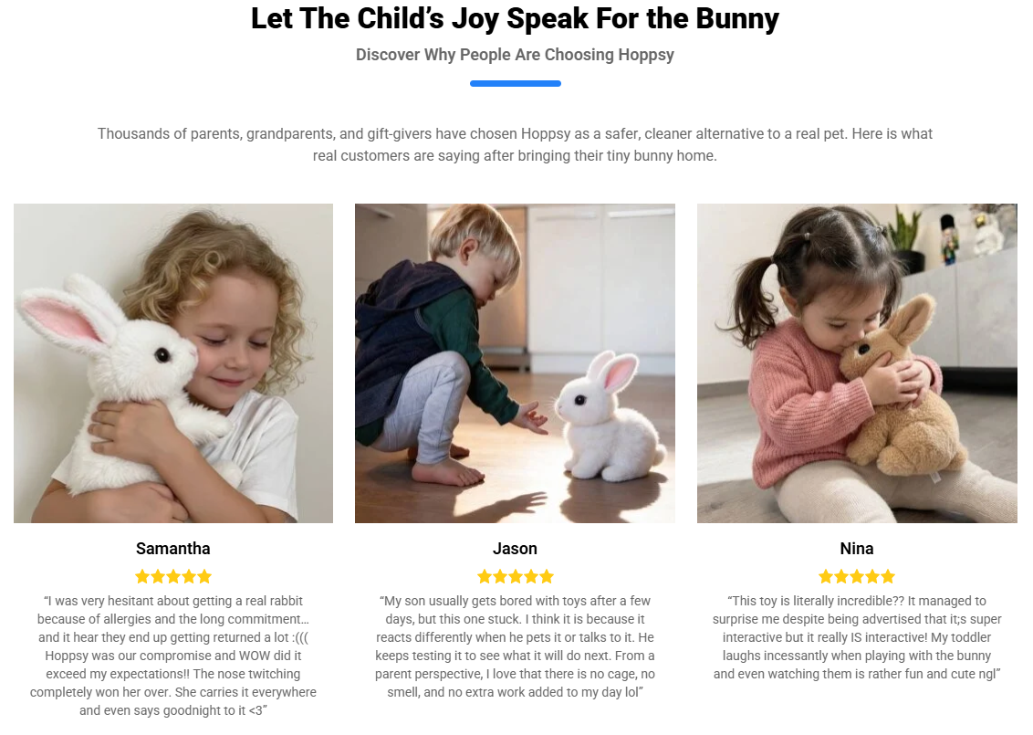 Why choose Hoppsy Robot Bunny