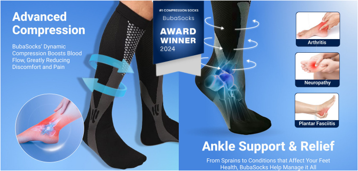 BubaSocks Long Compression Socks Reviews