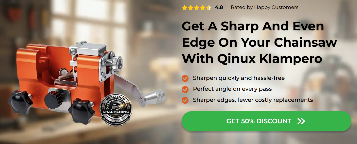 Qinux Klampero Chainsaw Sharpener Reviews – Is It Worth Trying?