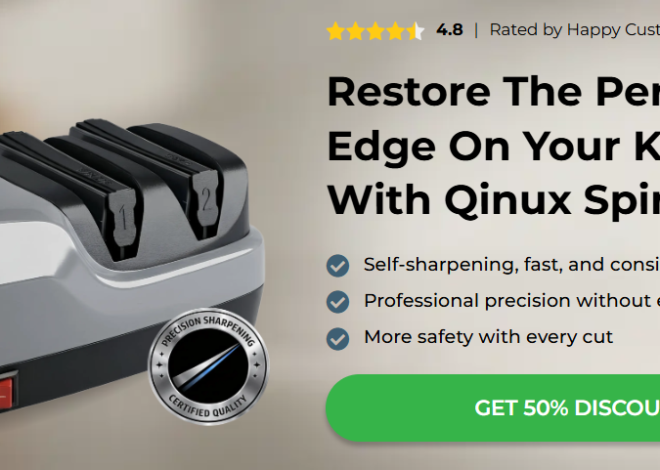 Qinux Spinacutt Reviews 2026 – Is This Electric Knife Sharpener Worth Trying?