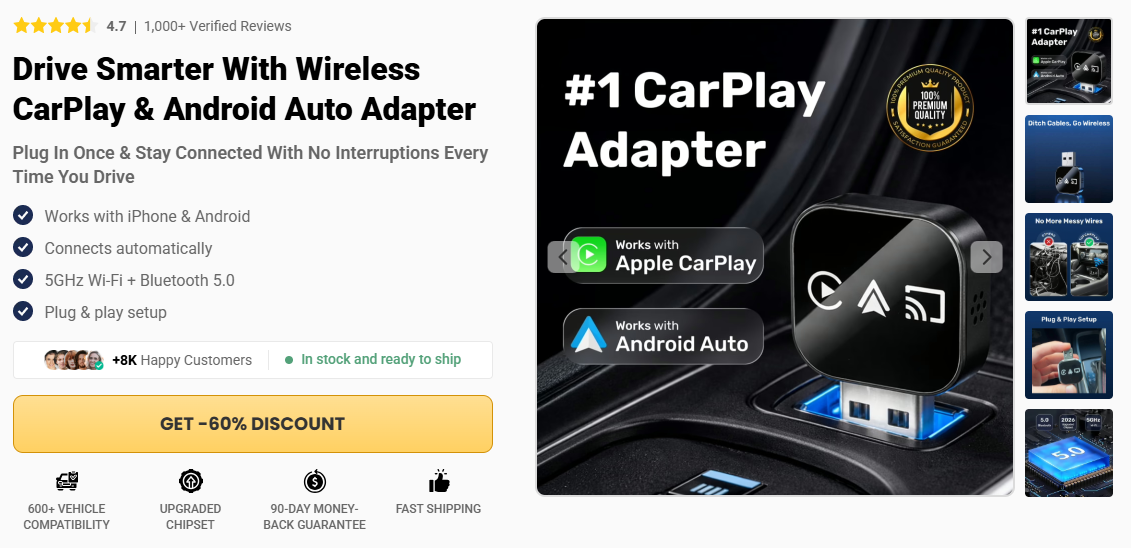 TopCarPlay Wireless CarPlay