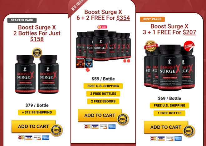 Boost Surge X Reviews – Advanced Male Enhancement Formula!