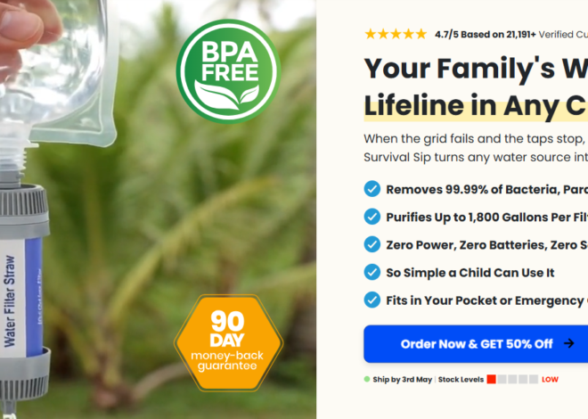 Survival Sip Water Filter Reviews – Is It Really Worth Buying?