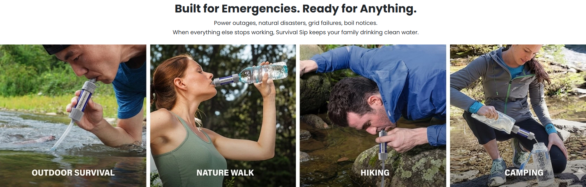Survival Sip Water Filter