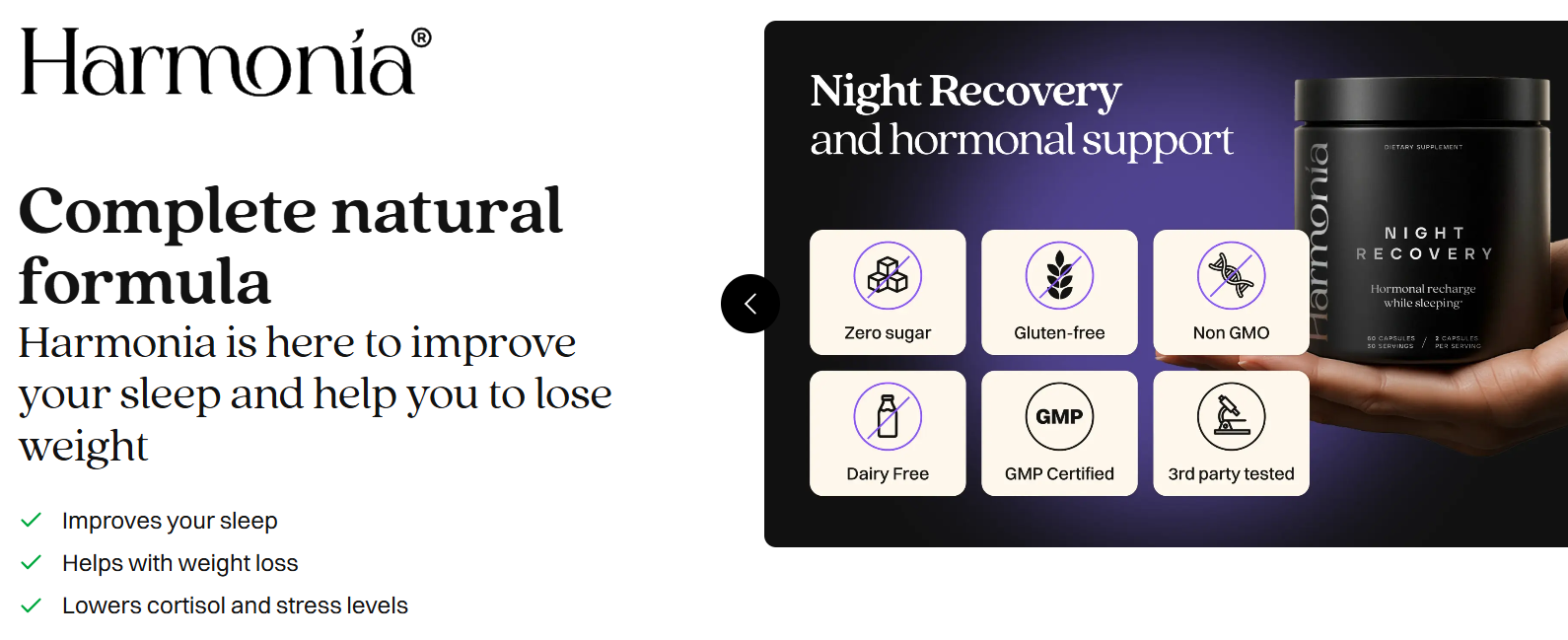 Harmonia Night Recovery Reviews – Improve Your Sleep & Lose Weight!