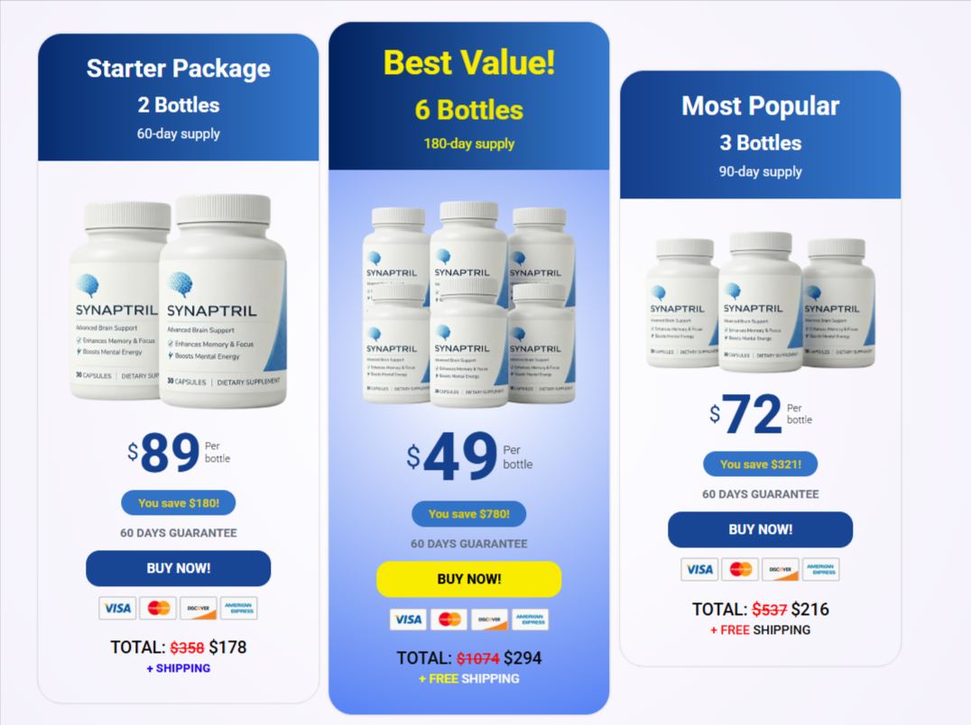 Synaptril Reviews 2026 – Advanced Brain Support Capsules!
