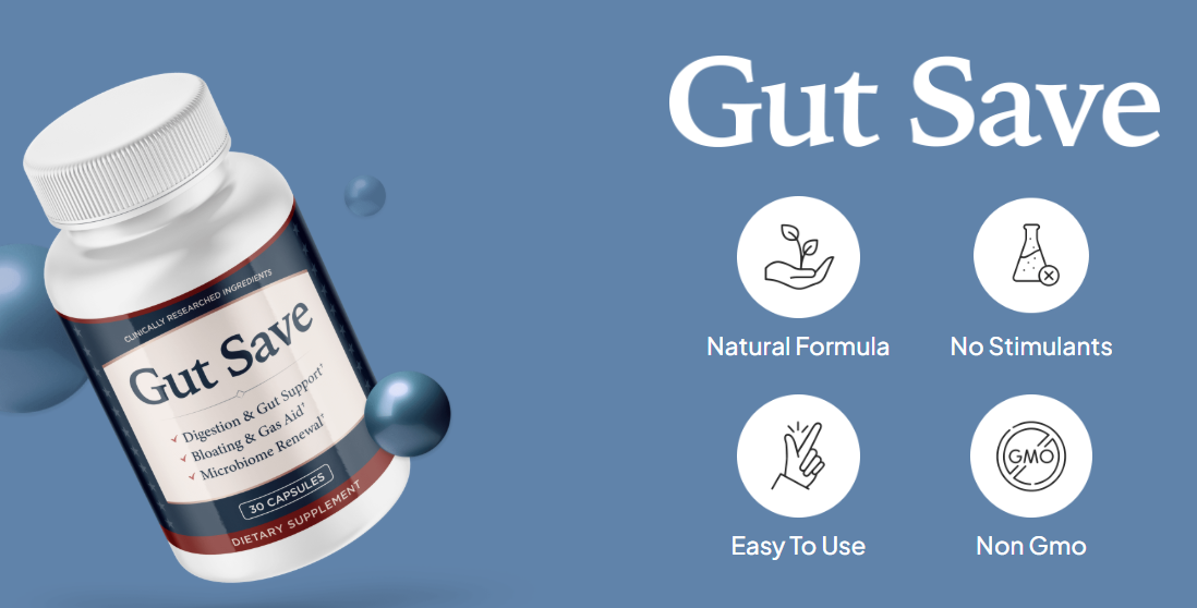 Gut Save Capsules Reviews – Support Healthy Digestion & Gut Health with GutSave!
