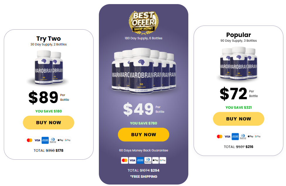 MaroBrain Reviews – Does This Cognitive Support Formula Really Work?